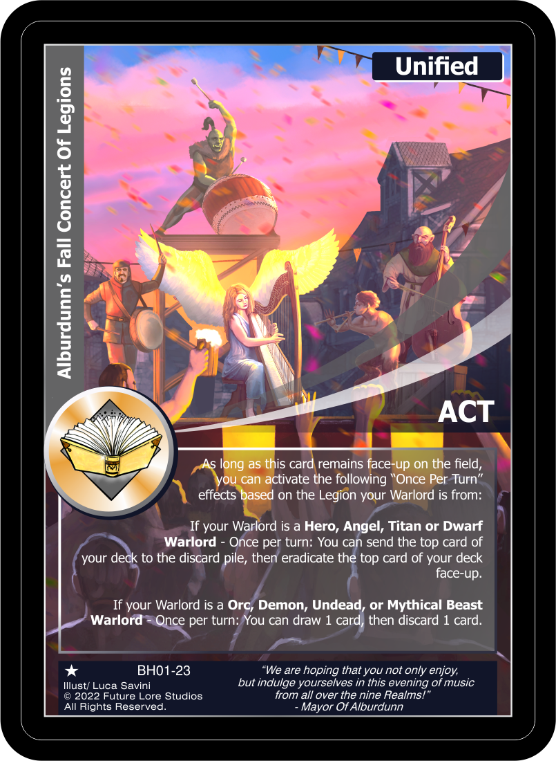 Alburdunn’s Fall Concert Of Legions
