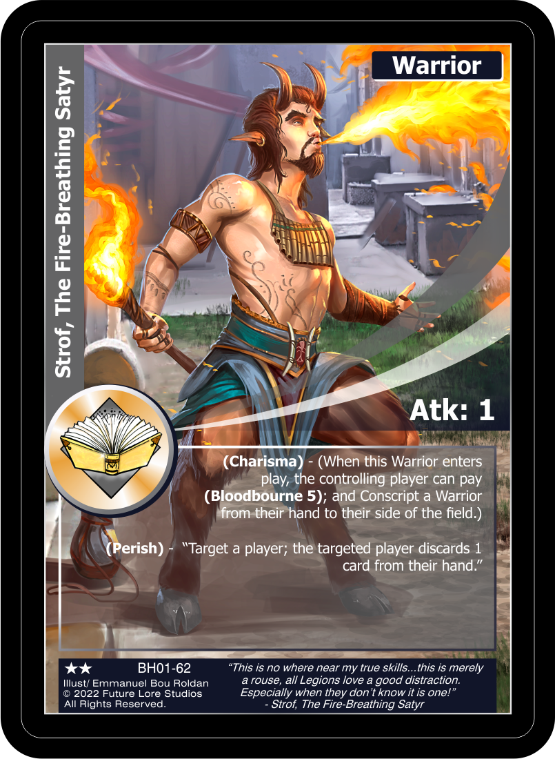Strof, The Fire Breathing Satyr