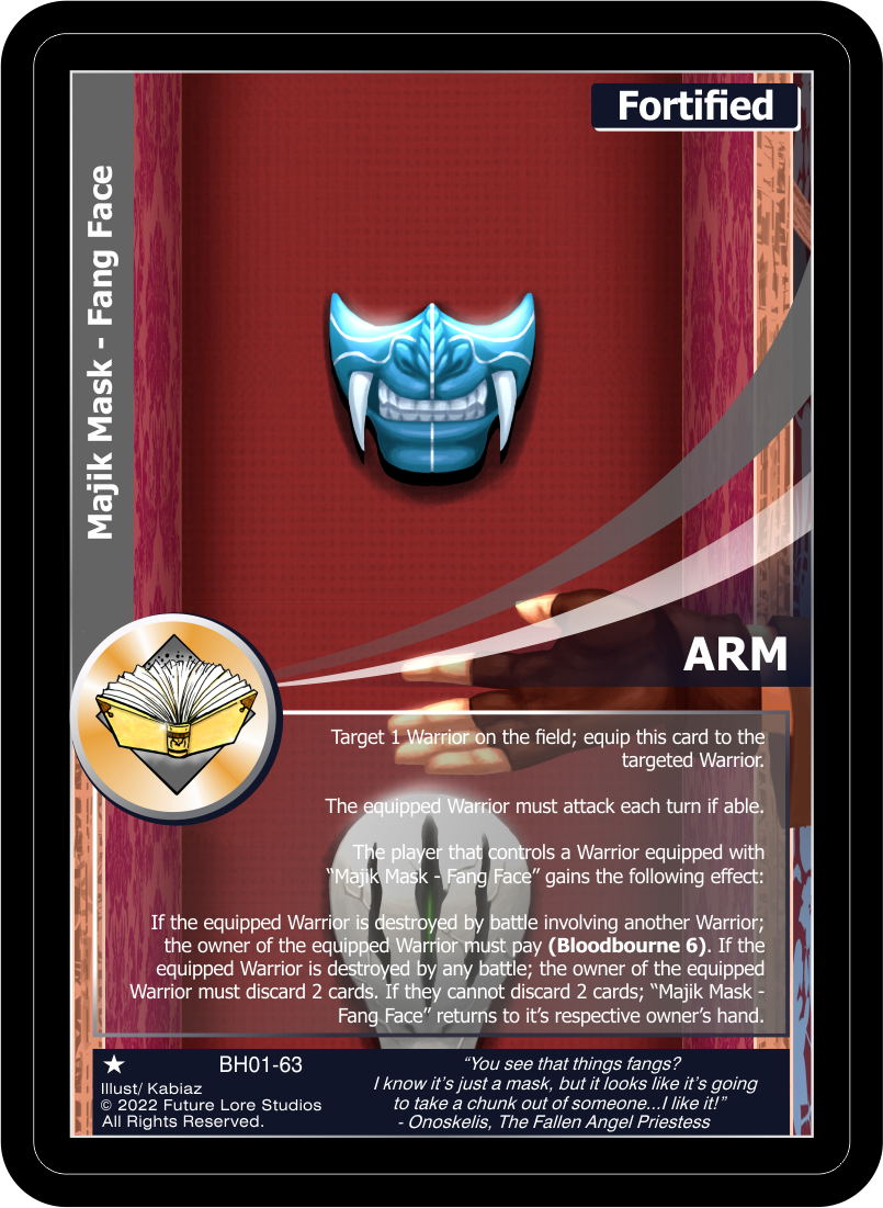 Majik Mask – Fang Face