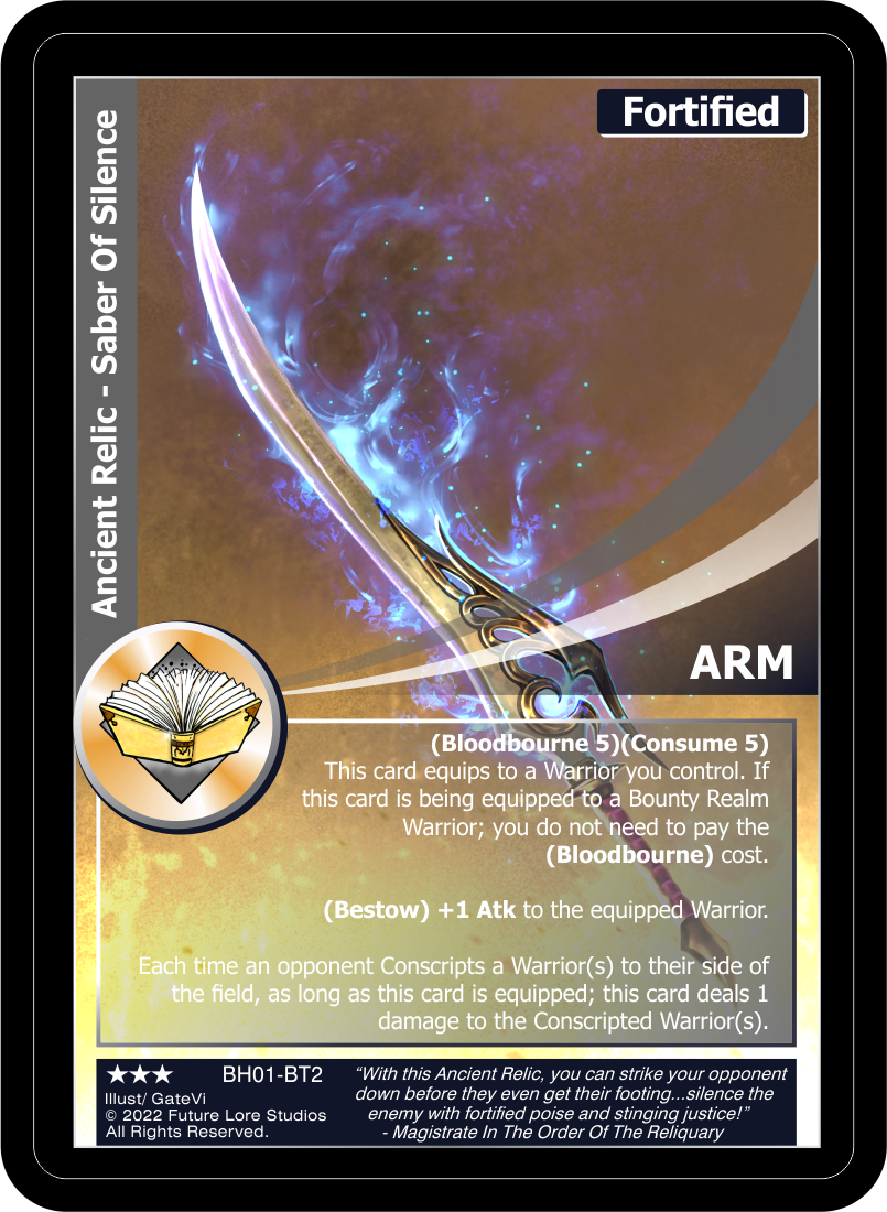 Ancient Relic – Saber Of Silence