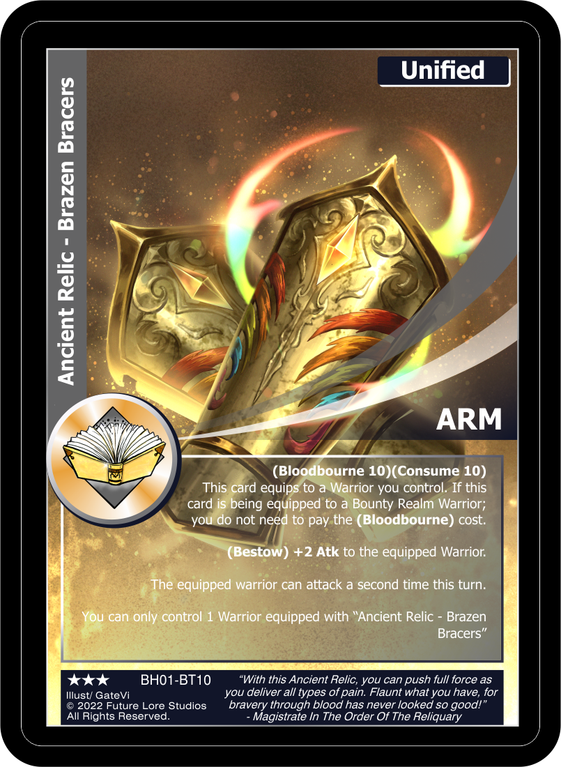 Ancient Relic – Brazen Bracers