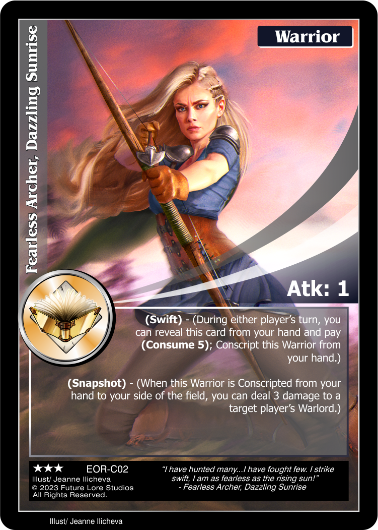 Fearless Archer, Dazzling Sunrise