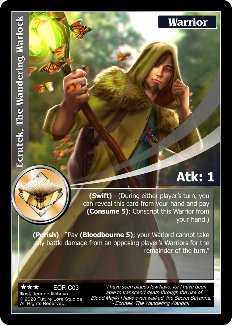 Ecrutek, The Wandering Warlock