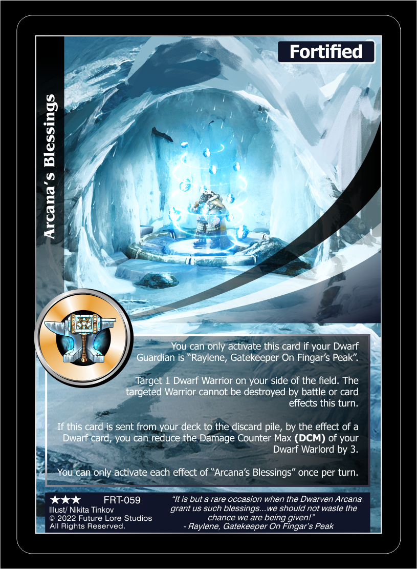 Arcana’s Blessings