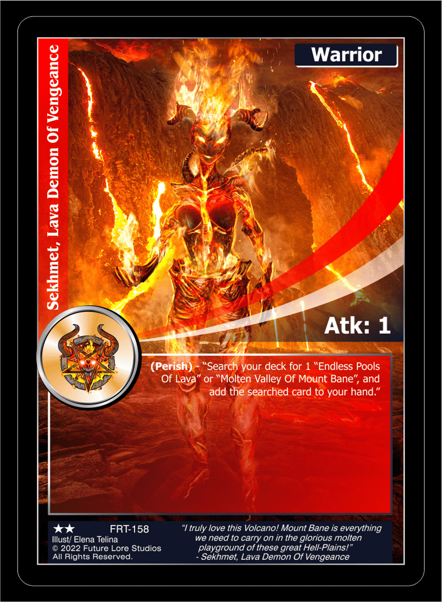 Sekhmet, Lava Demon Of Vengeance