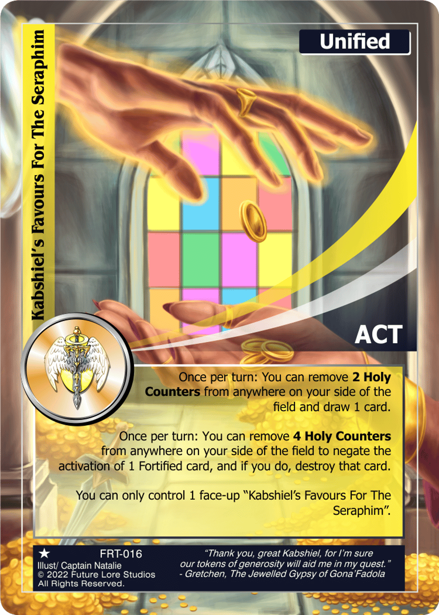 Kabshiel’s Favours For The Seraphim