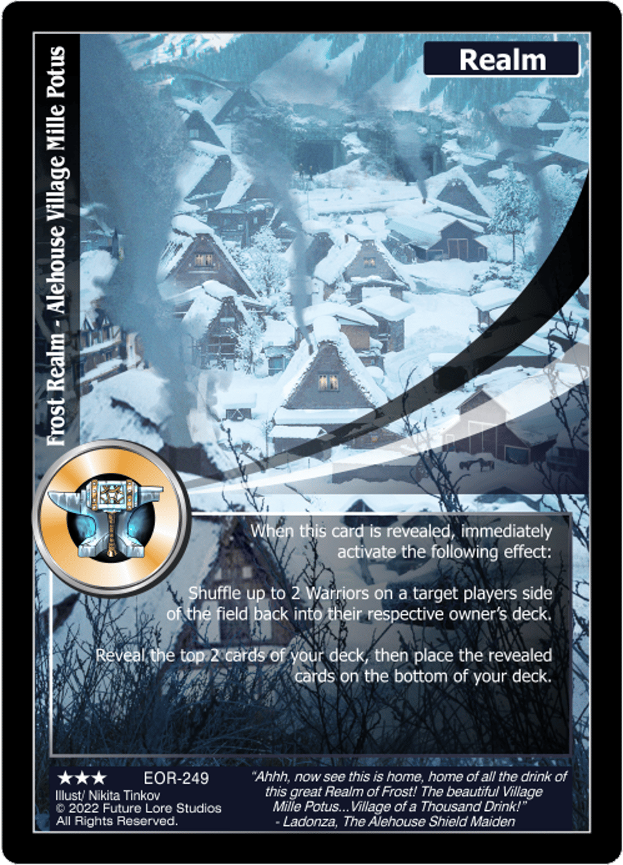 Veil Of Rebellion // Frost Realm – Alehouse Village Mille Potus