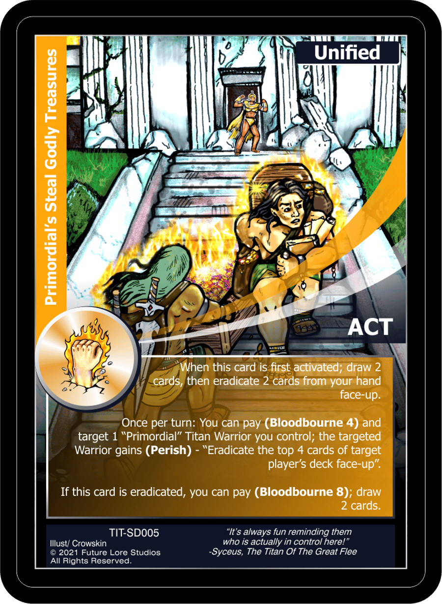Primordial’s Steal Godly Treasures