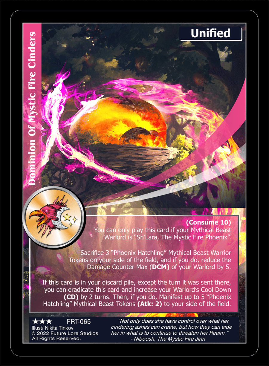 Dominion Of Mystic Fire Cinders