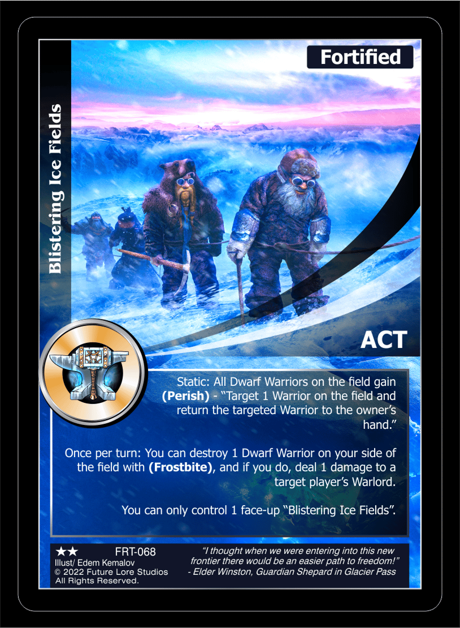 Blistering Ice Fields