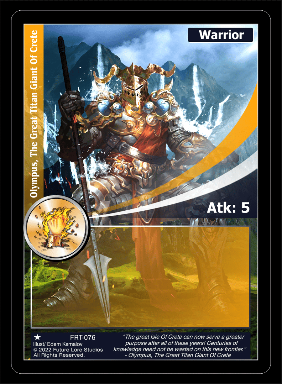 Olympus, The Great Titan Giant Of Crete