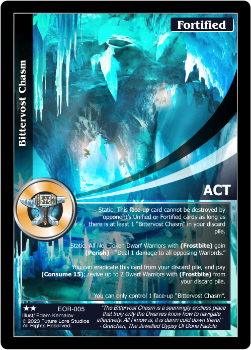 Bittervost Chasm