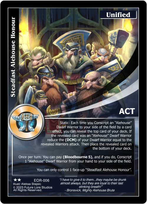 Steadfast Alehouse Honour