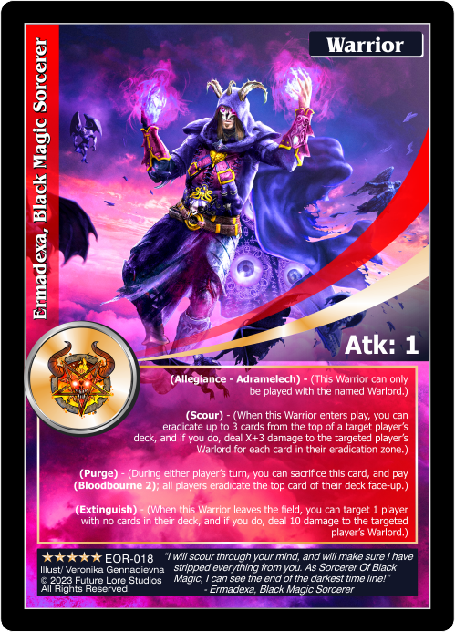 Ermadexa, Black Magic Sorcerer