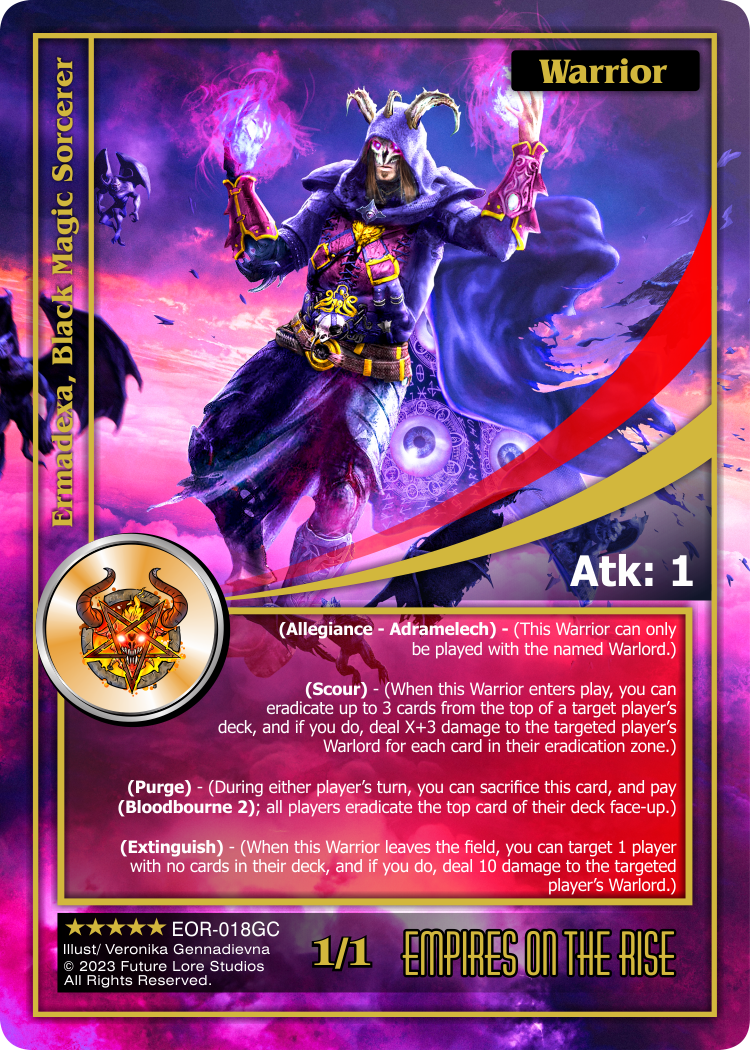 Ermadexa, Black Magic Sorcerer