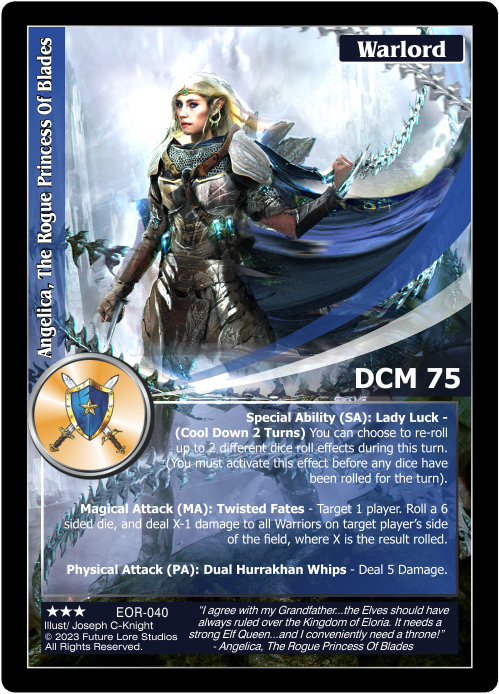 Angelica, The Rogue Princess Of Blades