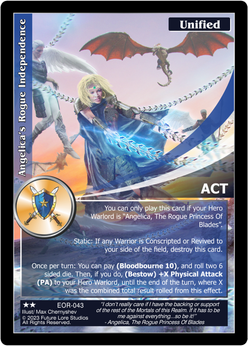 Angelica’s Rogue Independence