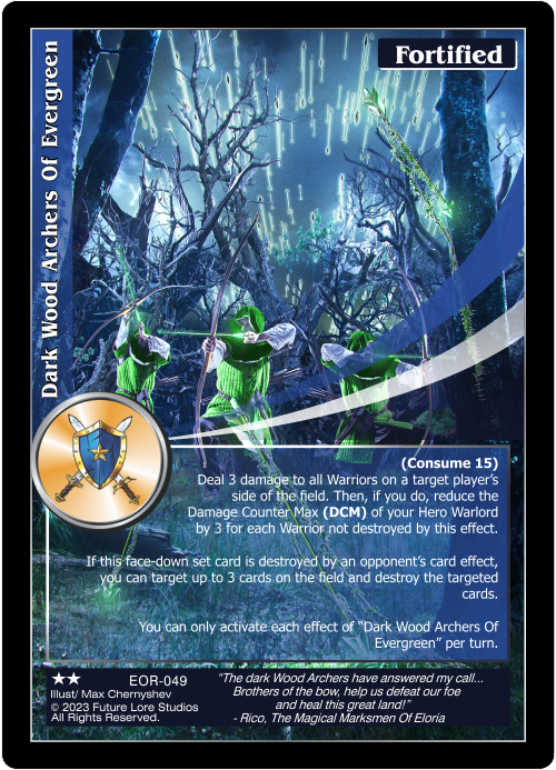 Dark Wood Archers Of Evergreen