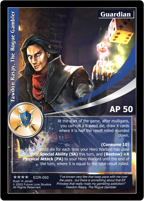 Fawdon Raspy, The Rogue Gambler