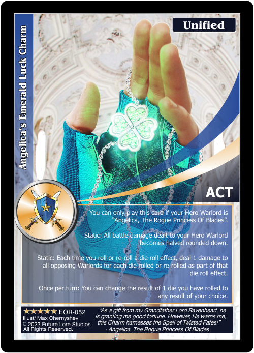 Angelica’s Emerald Luck Charm