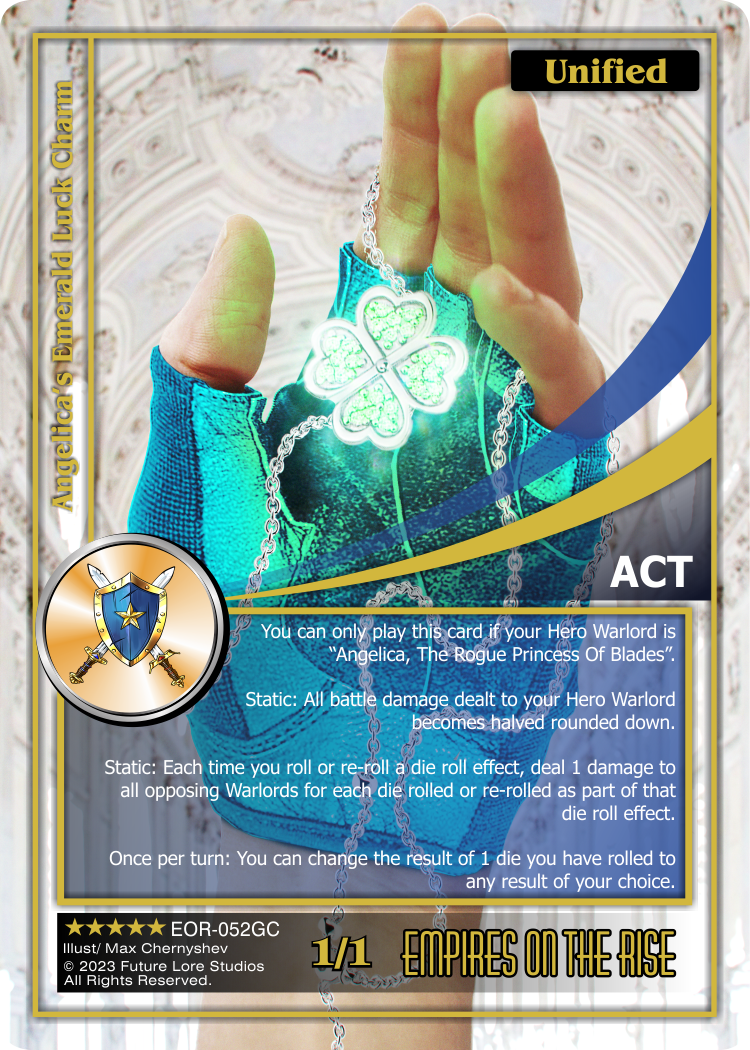 Angelica’s Emerald Luck Charm