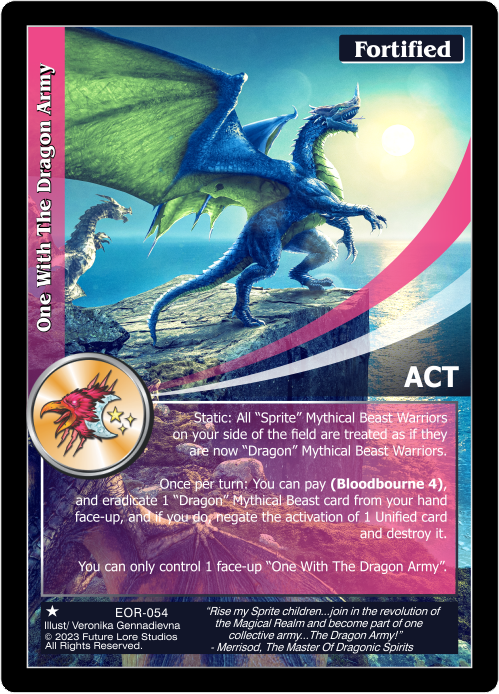 One With The Dragon Army