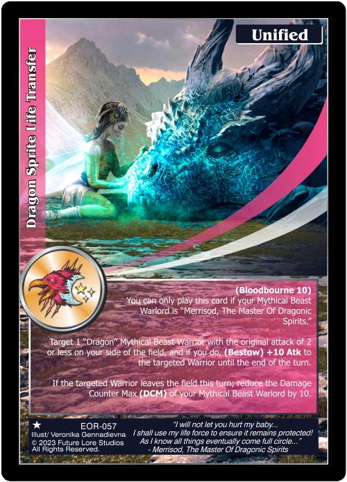 Dragon Sprite Life Transfer