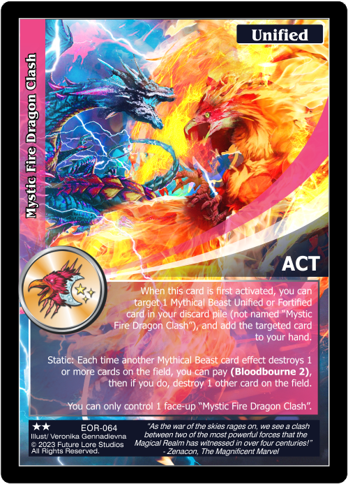 Mystic Fire Dragon Clash