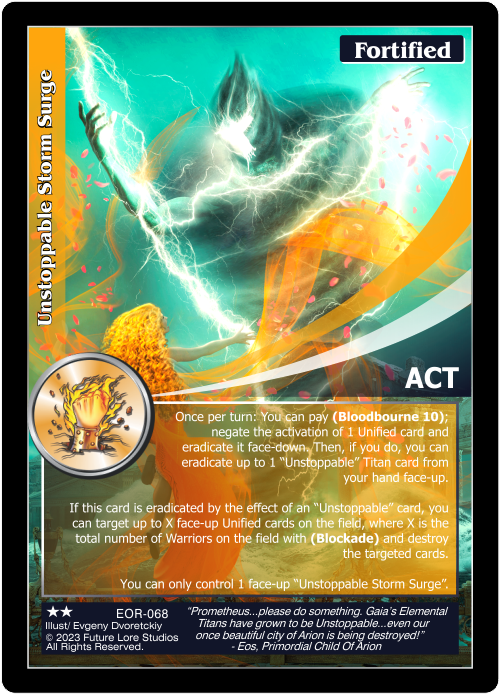 Unstoppable Storm Surge