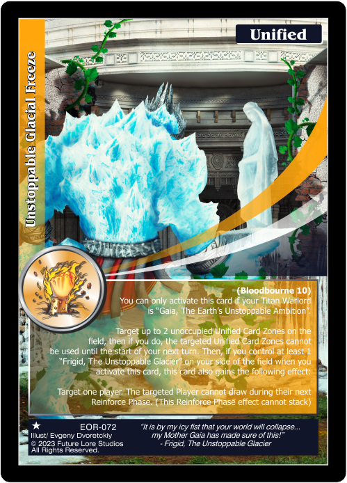 Unstoppable Glacier Freeze
