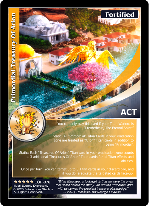 Primordial Treasury Of Arion