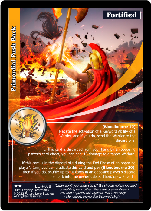 Primordial Push Back