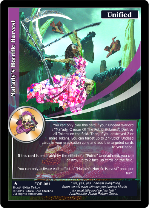 Mal’ady’s Horrific Harvest