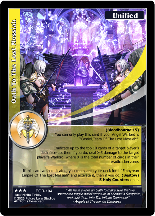 Oath To The Lost Messiah