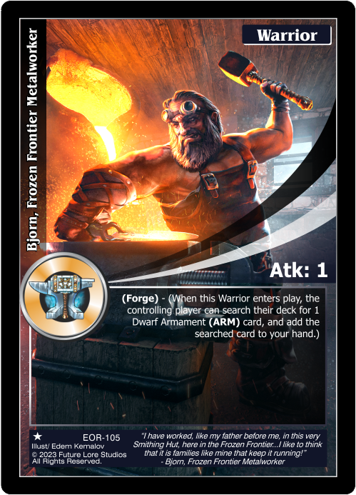 Bjorn, Frozen Frontier Metalworker
