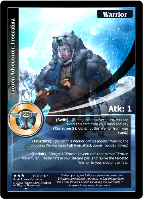 Frozen Adventurer, Freezalina