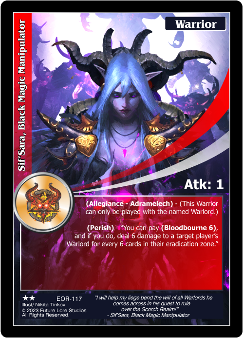 Sif’Sara, Black Magic Manipulator