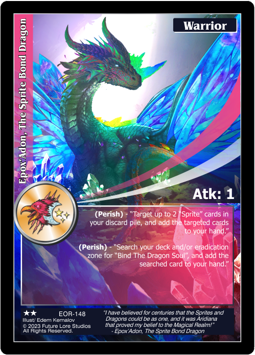 Epox’Adon, The Sprite Bond Dragon
