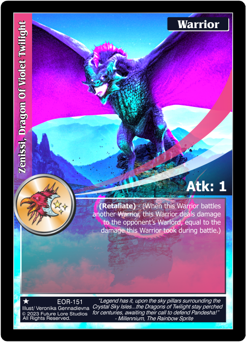 Zenissi, Dragon Of Violet Twilight
