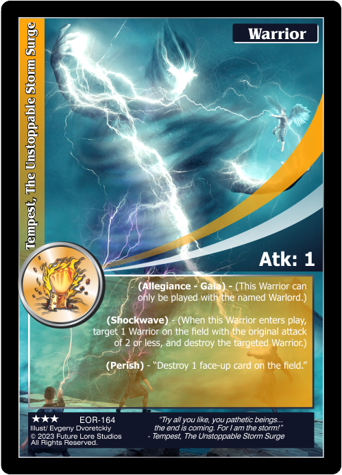 Tempest, The Unstoppable Storm Surge