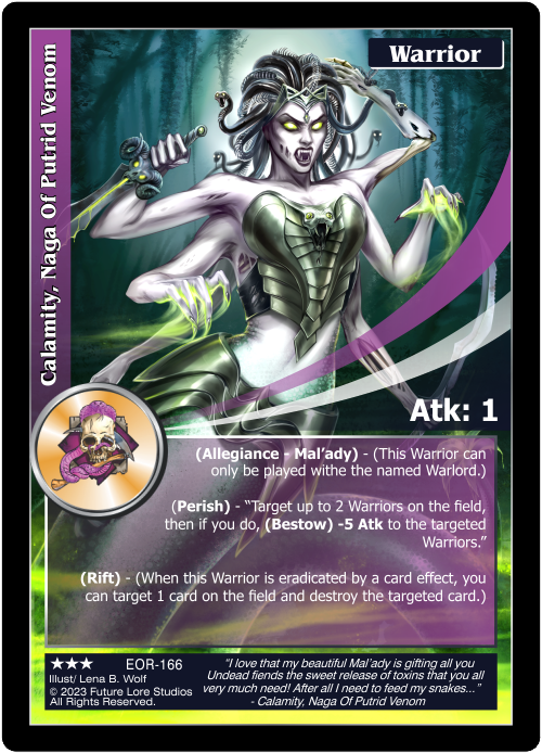 Calamity, Naga Of Putrid Venom