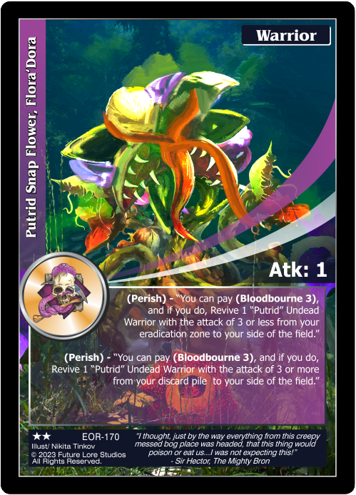 Putrid Snap Flower, Flora’Dora