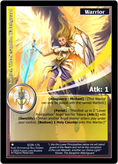 Yomiel, The Seraphim Watchguard