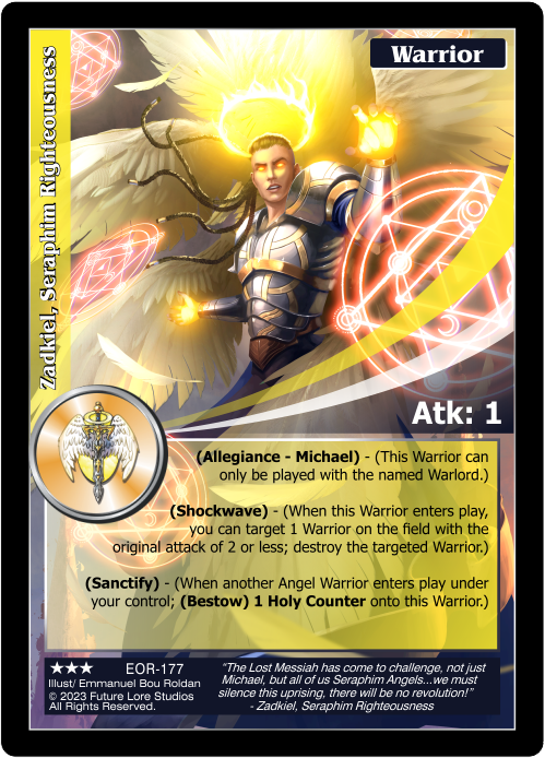 Zadkiel, Seraphim Righteousness