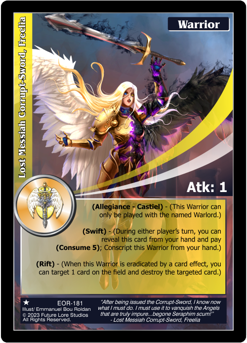 Lost Messiah Corrupt-Sword, Freelia