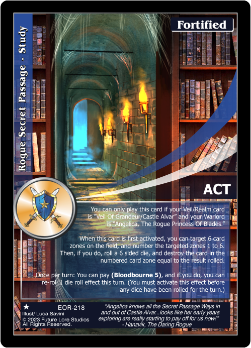 Rogue Secret Passage – Study