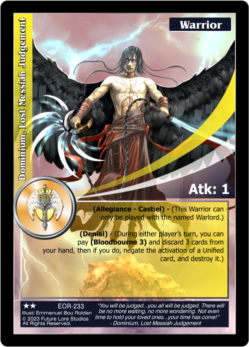 Dominium, Lost Messiah Judgement