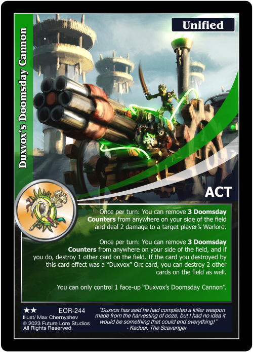 Duxvox’s Doomsday Cannon