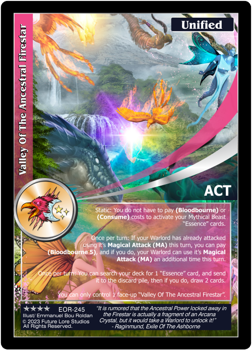 Valley Of The Ancestral Firestar