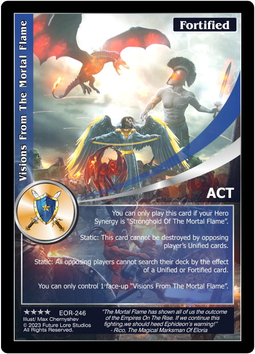 Visions From The Mortal Flame